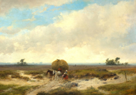 Schelfhout hooiwagen Diamond Painting