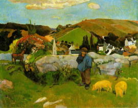 Gauguin Varkens hoeder  Diamond Painting full