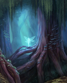 Elfje in het bos Diamond Painting full