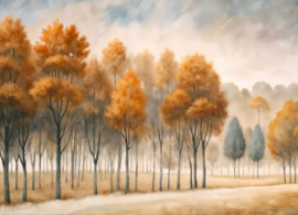 Herfst bomen Diamond Painting