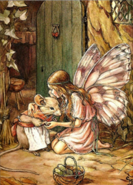 Elfje met Muisje Diamond Painting full