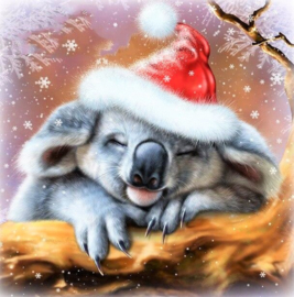 Koala Kerst Diamond Painting full