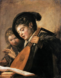 Frans Hals Jongens met luit