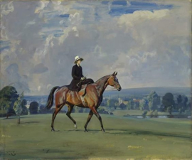 Munnings dame op paard Diamond Painting full