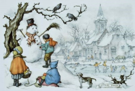 Winter tafereel Diamond Painting full