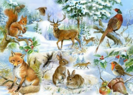 Dieren Bos Diamond Painting full