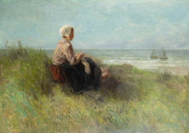 Jozef Israels breistertje duinen Diamond Painting
