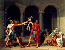 Jacques-Louis David eed van Horatii Diamond Painting