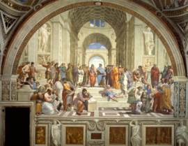 Rafaël De school van Athene Diamond Painting full