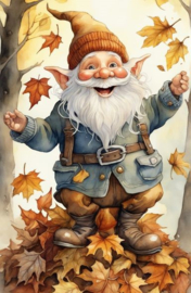 Herfst Kabouter Diamond Painting