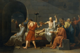 Jacques-Louis David dood van Socrates Diamond Painting