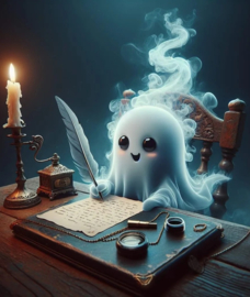 Ghost Writer Diamond Painting