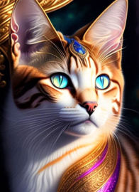 Katten Mode Diamond Painting
