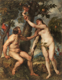 Rubens Adam en Eva Diamond Painting full