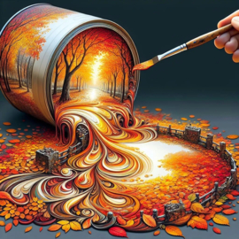 Herfst kleuren Diamond Painting