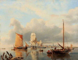 Koekkoek gezicht op Schelde Diamond Painting
