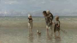 Jozef Israels Kinderen der Zee Diamond Painting full