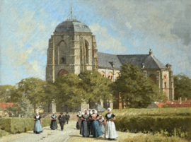 Zeeuwse Vrouwen uit kerk Diamond Painting