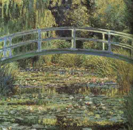 Monet Japanse brug Diamond Painting full