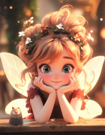 Lief elfje Diamond Painting