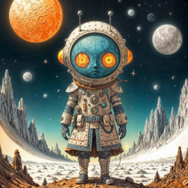 Mars bewoner Diamond Painting