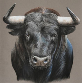 Stier Kop Diamond Painting