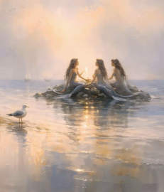 Zeemeerminnen Diamond Painting