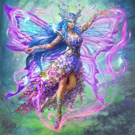 Elf Feetje kleurrijk Diamond Painting