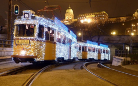 Kerst Tram Diamond Painting full