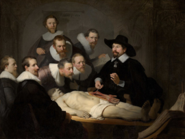 Rembrandt Anatomische Les Diamond Painting full