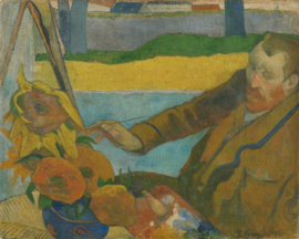 Gauguin schildert van Gogh Diamond Painting full