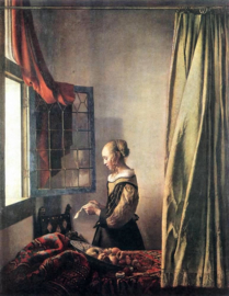 Vermeer Brief lezend meisje