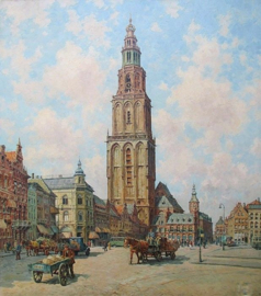 Martinitoren vroeger Diamond Painting