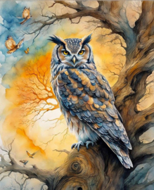 Uil Diamond Painting