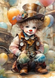 Jonge Clown Diamond Painting