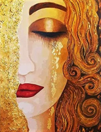 Klimt gouden tranen Diamond Painting full