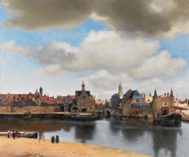 Vermeer gezicht op Delft Diamond Painting full