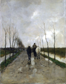 Mauve Hollandsche weg Diamond Painting