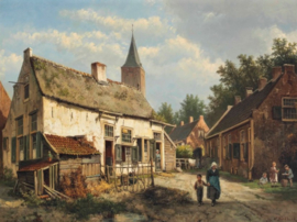 Koekkoek Dorpsgezicht Diamond Painting full