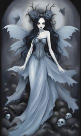 Grijze Elf Diamond Painting