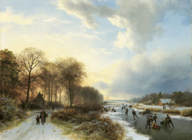 Koekkoek Schaatspret Diamond Painting full