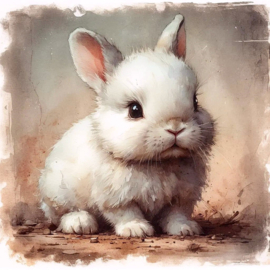 Baby konijntje Diamond Painting