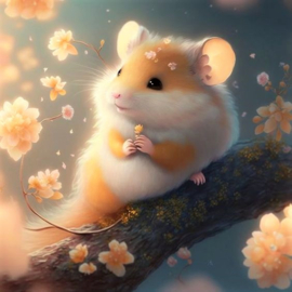 Hamstertje Diamond Painting