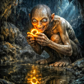 Gollum Diamond Painting