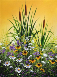 Veld Bloemen Diamond Painting full
