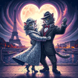 Liefde in Parijs Diamond Painting