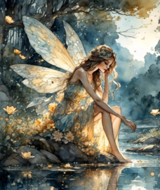 Ook elfjes piekeren wel eens Diamond Painting