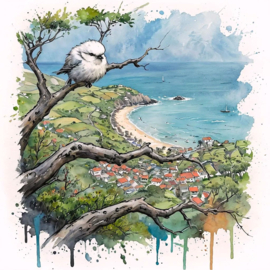 Kijken over de horizon Diamond Painting