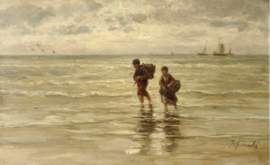 Jozef Israels kinderen branding Diamond Painting