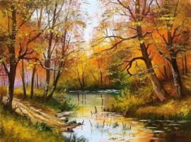 Herfst Landschap Diamond Painting full